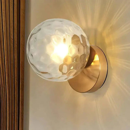 Arandela Decorativa para Interior com Globo de Vidro